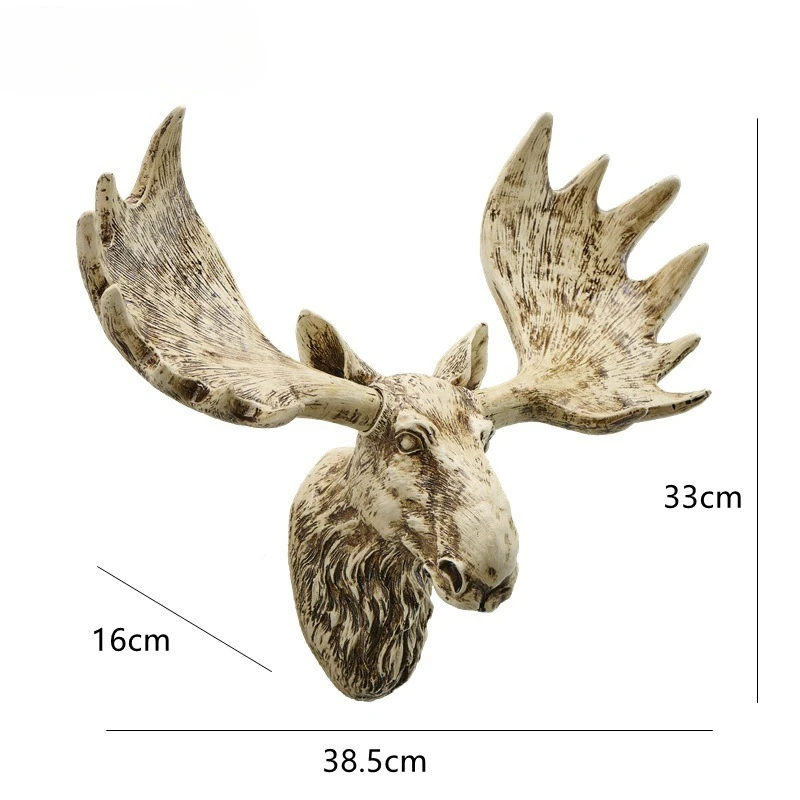 Resin Simulated Deer Head Sculptures Ornament Wall Hanging Retro Creative Sculptures Luxury Background Wall Decoration Art Decor
Resin Simulated Deer Head Sculptures Ornament Wall Hanging Retro Creative Sculptures Luxury Background Wall Decoration Art Decor