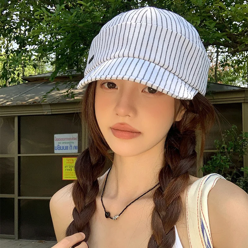 Striped Baseball Cap for Women Men Outdoor Travel Hat Men Summer Breathable Literary Sunshade Painter Hat
Striped Baseball Cap for Women Men Outdoor Travel Hat Men Summer Breathable Literary Sunshade Painter Hat