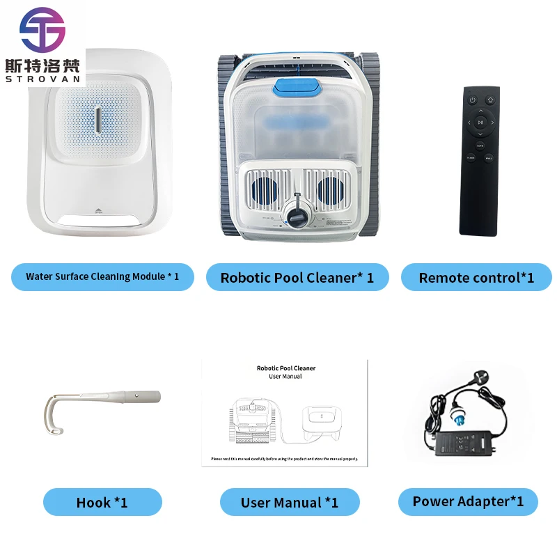 STLF Advanced Intelligence Mobile Phone Control and Remote Control Swimming Pool Accessories Cleaning Big Robot Automatic Pool C