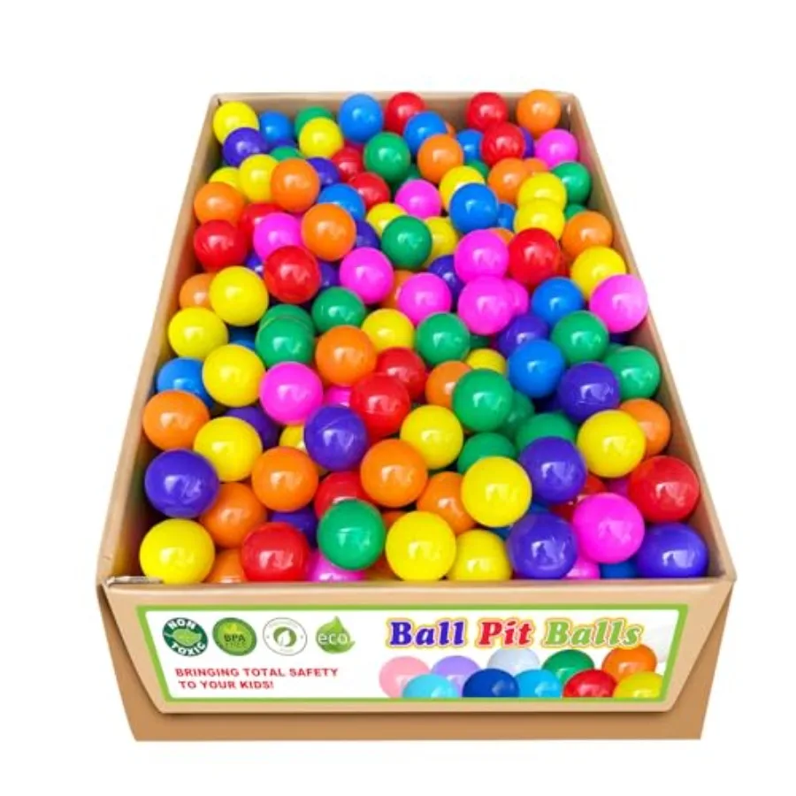 Ball Pit Balls 500 Count Plastic Play Pit Balls for Baby Ball Pit,BPA Free Colorful Ball Pool Balls
Ball Pit Balls 500 Count Plastic Play Pit Balls for Baby Ball Pit,BPA Free Colorful Ball Pool Balls