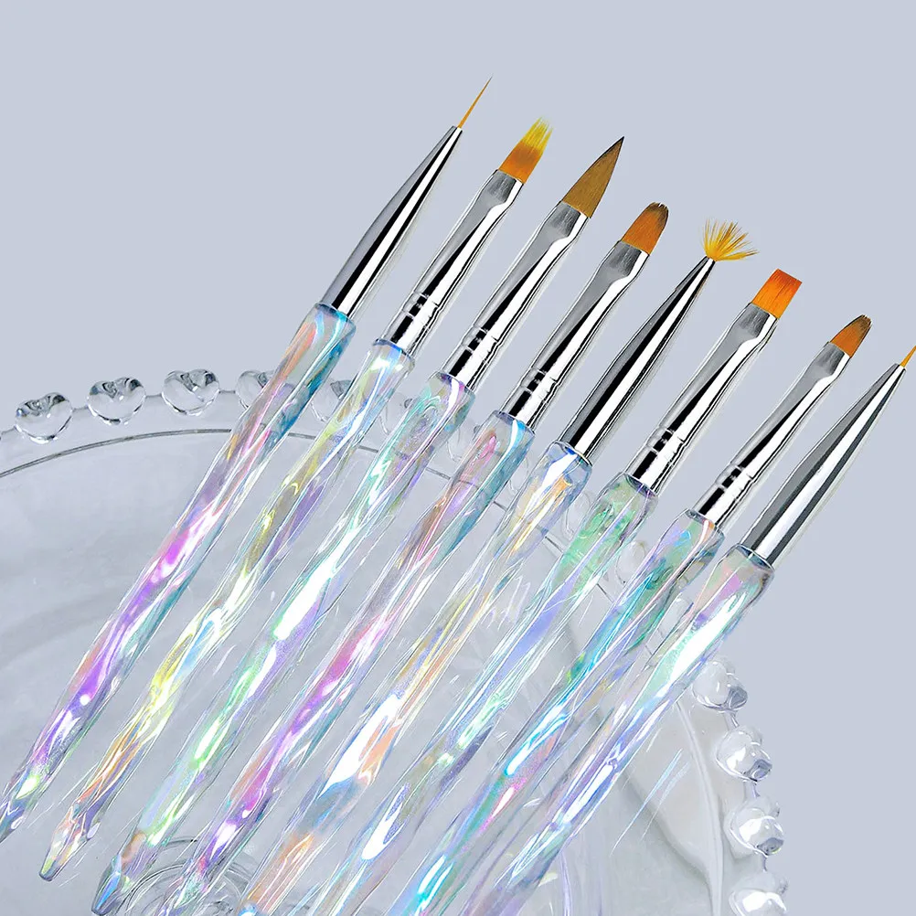 8Pcs Professional Nail Art Brush Set Premium Nail Drawing Pens for Fine Line Design Dotting Painting Manicure DIY Salon Supplies
8Pcs Professional Nail Art Brush Set Premium Nail Drawing Pens for Fine Line Design Dotting Painting Manicure DIY Salon Supplies