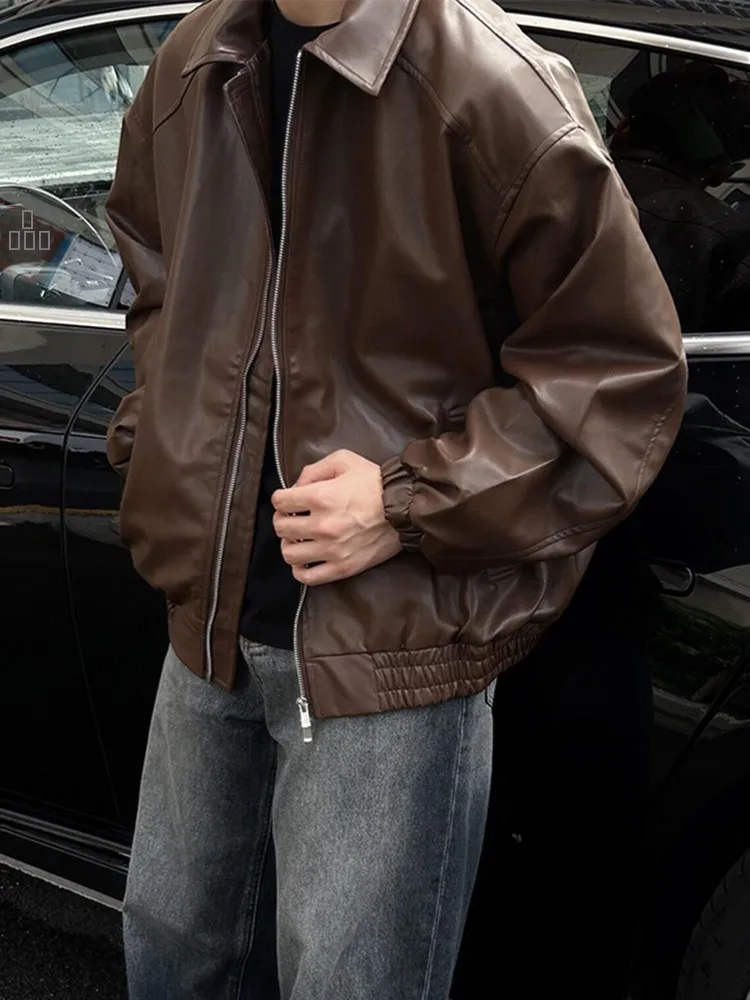 Мужская мотоциклетная куртка Cé Brown: весенне-осенняя, премиум-класса, в американском ретро-стиле, с декоративными элементами на плечах, молодежная мода
Мужская мотоциклетная куртка Cé Brown: весенне-осенняя, премиум-класса, в американском ретро-стиле, с декоративными элементами на плечах, молодежная мода