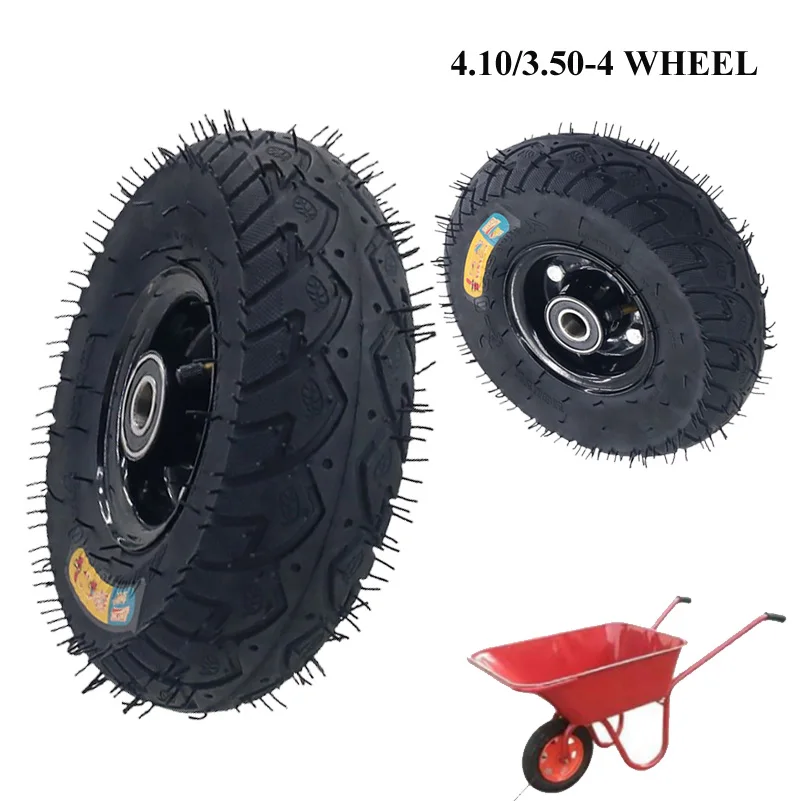 New 4.10/3.50-4 aluminum wheel hub pneumatic tire 10 inch aluminum alloy rust steel ring pneumatic wheel 10 inch wheel
New 4.10/3.50-4 aluminum wheel hub pneumatic tire 10 inch aluminum alloy rust steel ring pneumatic wheel 10 inch wheel