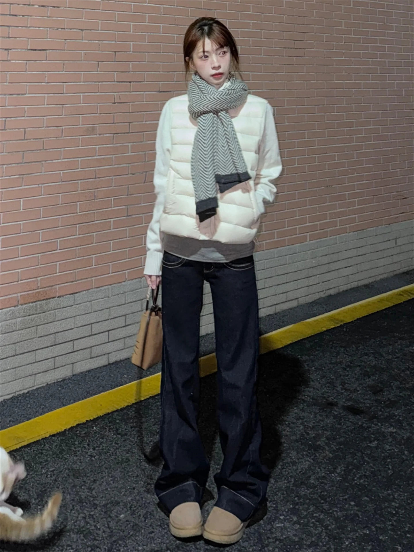 Extended Length plus Size Low Waist Bell Bottom Jeans Women's Loose Slimming Non-Matching Leggings Deep Blue Spring Autumn
Extended Length plus Size Low Waist Bell Bottom Jeans Women's Loose Slimming Non-Matching Leggings Deep Blue Spring Autumn