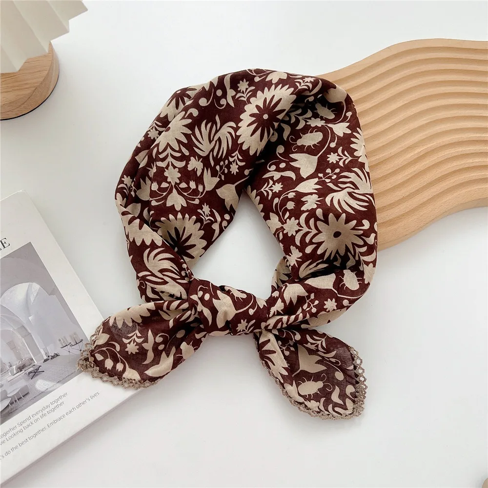 Simple Flower Small Square Scarf Floral Scarf Hair Band Cotton Linen Print Scarves Headband Printed Silk Scarf Scarf Accessories
Simple Flower Small Square Scarf Floral Scarf Hair Band Cotton Linen Print Scarves Headband Printed Silk Scarf Scarf Accessories