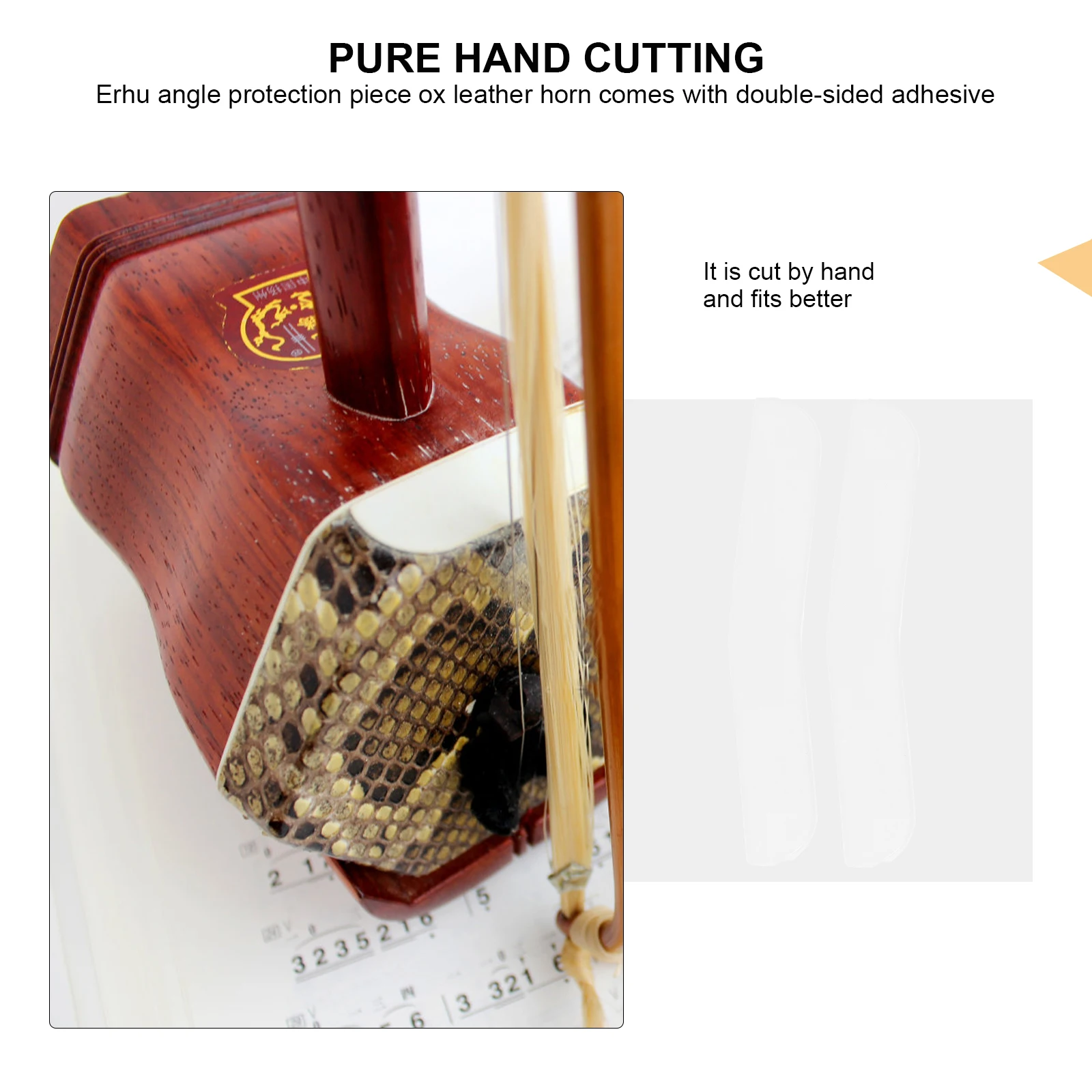 3pcs Erhu Corner Protectors Crash-Proof Pads Wear-Resistant Protector Glue-Free High Performance 
3pcs Erhu Corner Protectors Crash-Proof Pads Wear-Resistant Protector Glue-Free High Performance