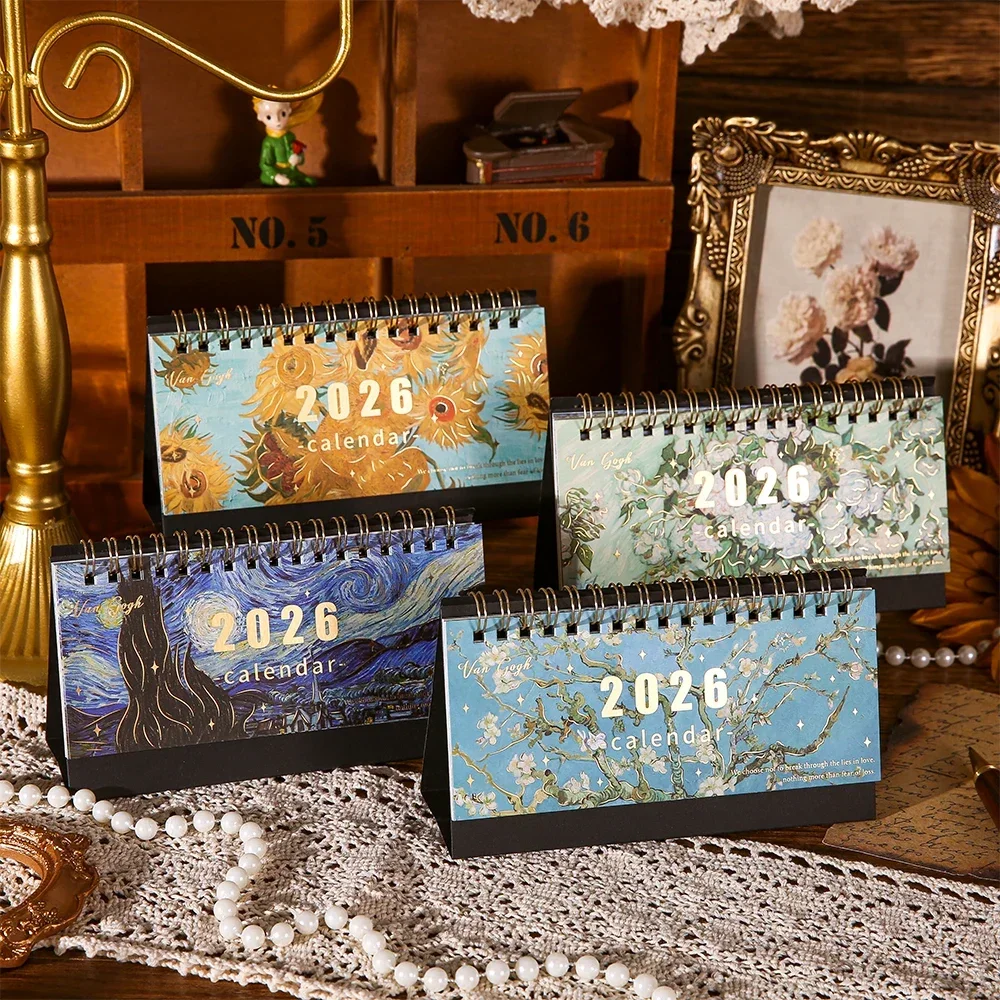 1Pc 2026 Desk Calendar Vintage Painting Calendar With Memo Notes Monthly Calendar For Home Office School Planning Organizing
1Pc 2026 Desk Calendar Vintage Painting Calendar With Memo Notes Monthly Calendar For Home Office School Planning Organizing