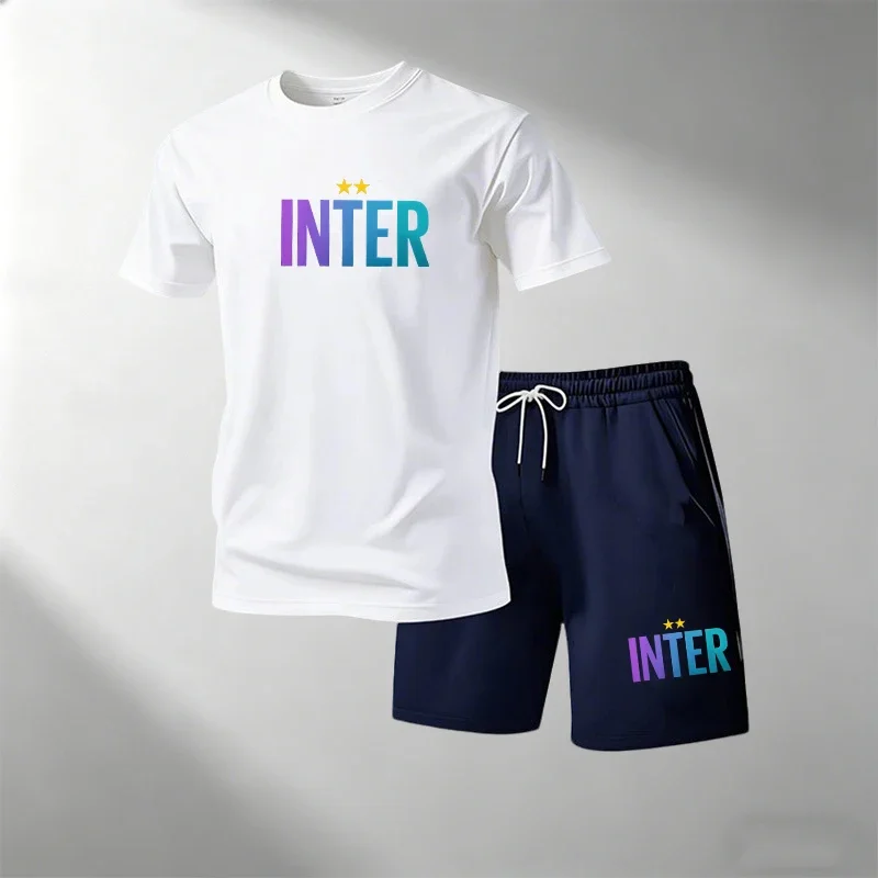 Multi Color Men Summer Two Piece Set Solid Short Sleeve T-shirts Casual Shorts Soft Breathable Street Sportswear Home Daily Male
Multi Color Men Summer Two Piece Set Solid Short Sleeve T-shirts Casual Shorts Soft Breathable Street Sportswear Home Daily Male