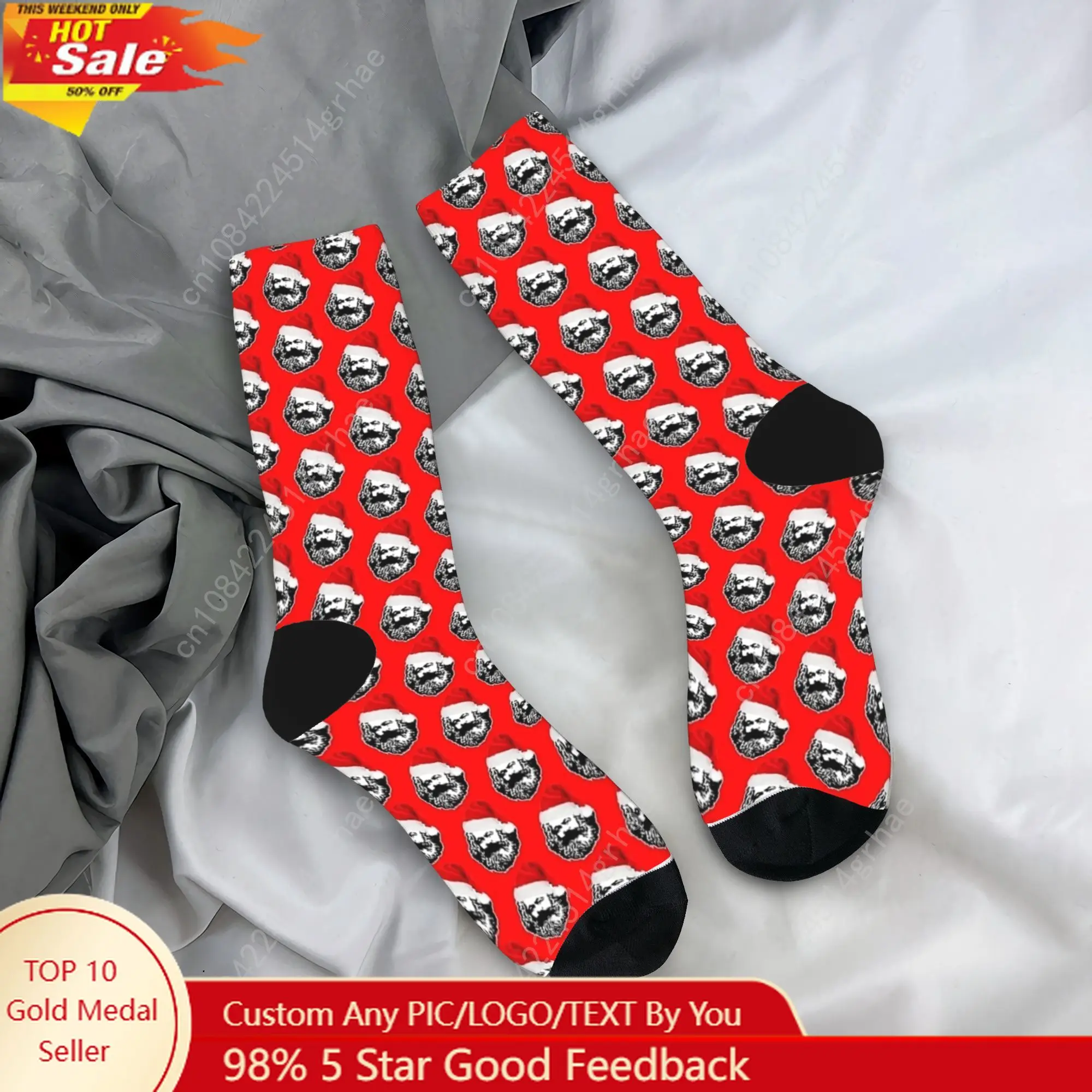 Santa Karl Marx Print Socks Casual Stockings Adults Men Warm Soft Running Sports Socks Spring Design Anti Sweat Socks
Santa Karl Marx Print Socks Casual Stockings Adults Men Warm Soft Running Sports Socks Spring Design Anti Sweat Socks