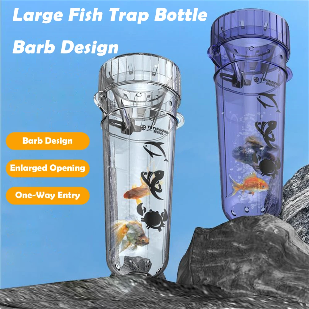 Large Reverse-Hook Fish Catching Bottle Kids Fishing Tool Quick-Sink Mini Fish Trap Net Portable
Large Reverse-Hook Fish Catching Bottle Kids Fishing Tool Quick-Sink Mini Fish Trap Net Portable
