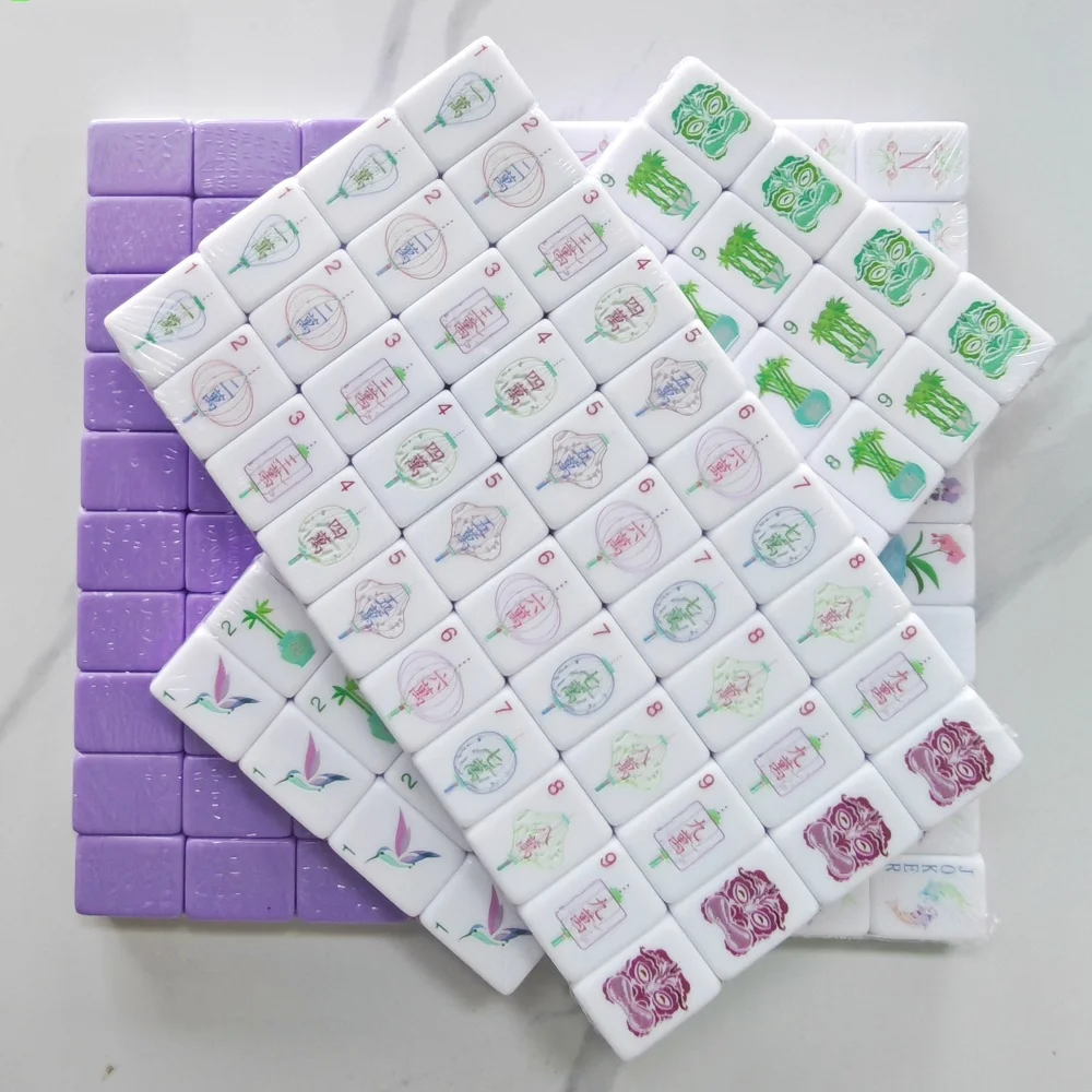 Light Purple 4-layer Acrylic American Mahjong Set Luxurious Crystal Engraved Mahjong Tiles for Leisure Family Entertainment Gift
Light Purple 4-layer Acrylic American Mahjong Set Luxurious Crystal Engraved Mahjong Tiles for Leisure Family Entertainment Gift