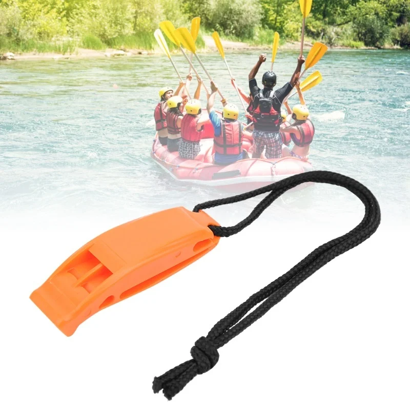 8PCS KS-923 Plastic Water Sports Emergency Survival Outdoor Double Frequency Multifunction Whistle AccessoryOrange 
8PCS KS-923 Plastic Water Sports Emergency Survival Outdoor Double Frequency Multifunction Whistle AccessoryOrange