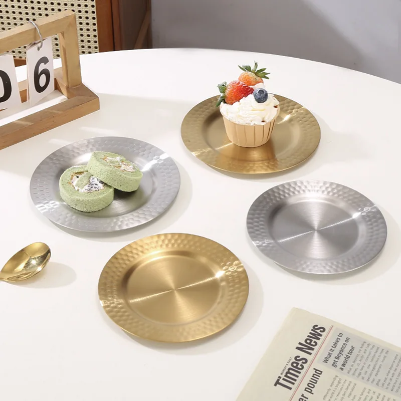 YJQ Snack Plate Thickened Stainless Steel Dim Sum Plate Commercial Multifunctional Steak Plate
YJQ Snack Plate Thickened Stainless Steel Dim Sum Plate Commercial Multifunctional Steak Plate