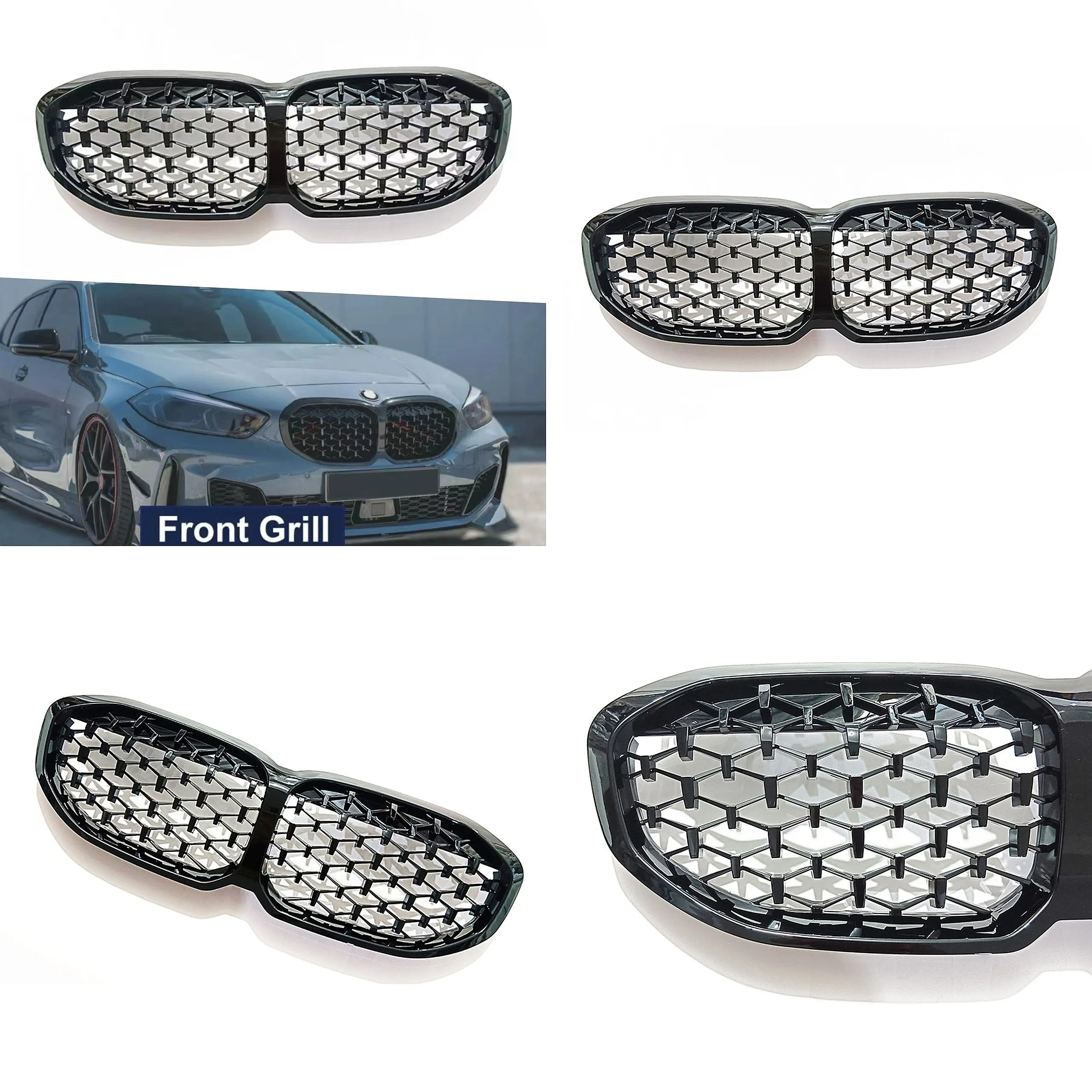 Upgrade Black ABS Star Grille for BMW 1 Series F40 2020-2024
Upgrade Black ABS Star Grille for BMW 1 Series F40 2020-2024