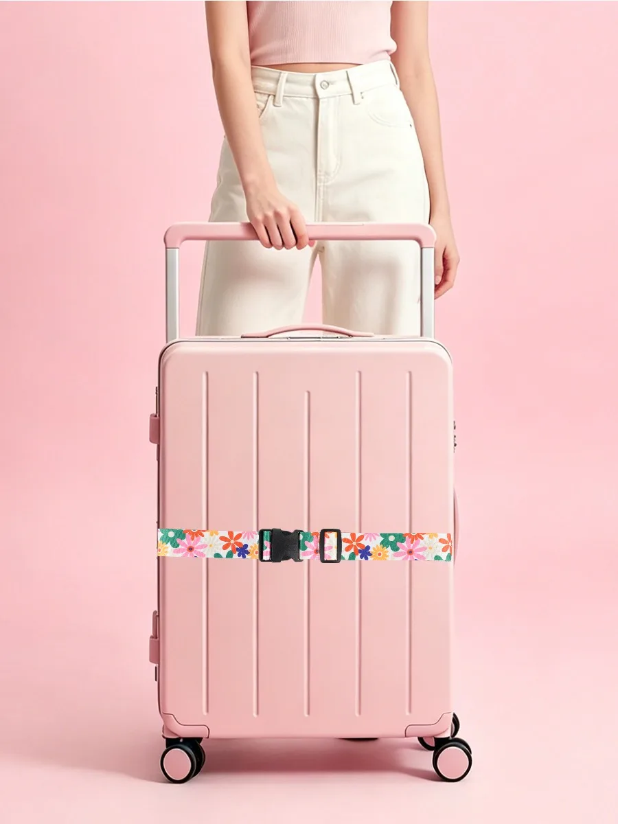 For Daily Business Trip Cute Casual Versatile Durable Luggage Strap Flower Heart Print Multi Function Adjustable
For Daily Business Trip Cute Casual Versatile Durable Luggage Strap Flower Heart Print Multi Function Adjustable
