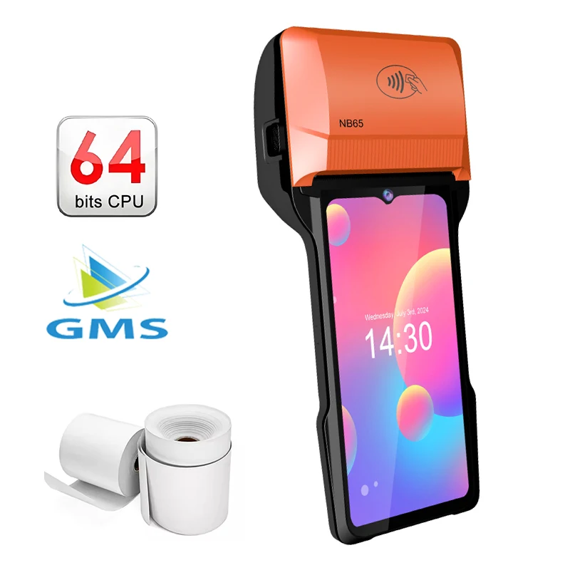 A14 GMS+64bits CPU 80mm Printer 2D Scanner Handheld Pos with T606 Chip with NFC/Chip for Retail & Restaurant
A14 GMS+64bits CPU 80mm Printer 2D Scanner Handheld Pos with T606 Chip with NFC/Chip for Retail & Restaurant