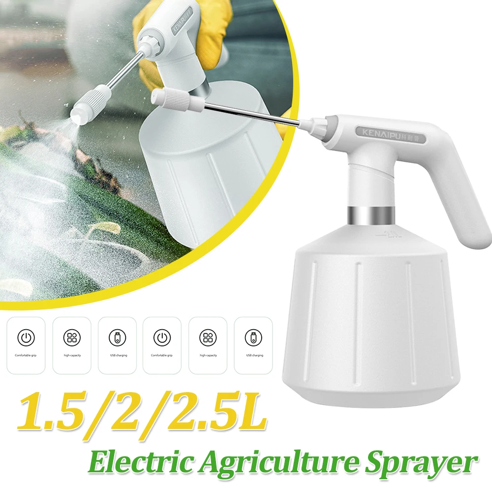 Electric Plant Spray Bottle 1.5/2/2.5L Automatic Sprinkling Sprayers 2000mAh USB Charging Adjustable Nozzle for Garden Supplies
Electric Plant Spray Bottle 1.5/2/2.5L Automatic Sprinkling Sprayers 2000mAh USB Charging Adjustable Nozzle for Garden Supplies