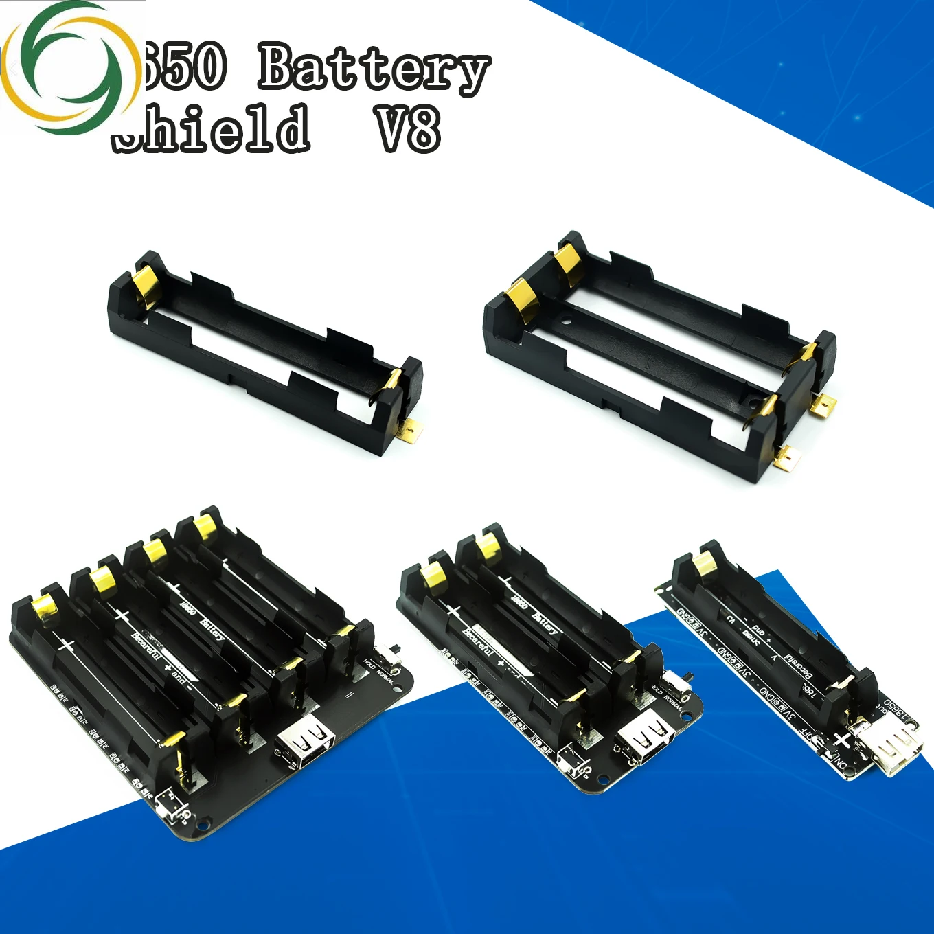 Two Voltage 18650 Lithium Battery Shield V8 Mobile Power Expansion Board Module 5V/3A 3V/1A Micro USB For Arduino ESP32 ESP8266
Two Voltage 18650 Lithium Battery Shield V8 Mobile Power Expansion Board Module 5V/3A 3V/1A Micro USB For Arduino ESP32 ESP8266