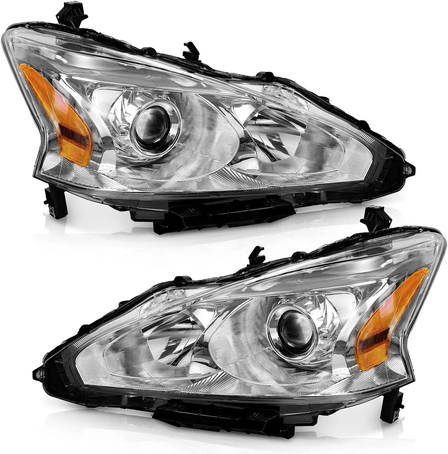 Halogen Headlights for 13-15 Altima 4Dr Sedan Headlight Assembly Pair Replacement for 13 14 15 Altima Chrome Housing Amber Refle 
Halogen Headlights for 13-15 Altima 4Dr Sedan Headlight Assembly Pair Replacement for 13 14 15 Altima Chrome Housing Amber Refle