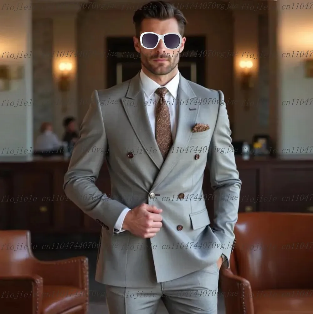 Серый мужской костюм для торжественных случаев, свадебной вечеринки, жениха, жениха, делового выпускного вечера, мужские смокинги по индивидуальному заказу, комплект из 2 предметов, куртка, брюки
Серый мужской костюм для торжественных случаев, свадебной вечеринки, жениха, жениха, делового выпускного вечера, мужские смокинги по индивидуальному заказу, комплект из 2 предметов, куртка, брюки