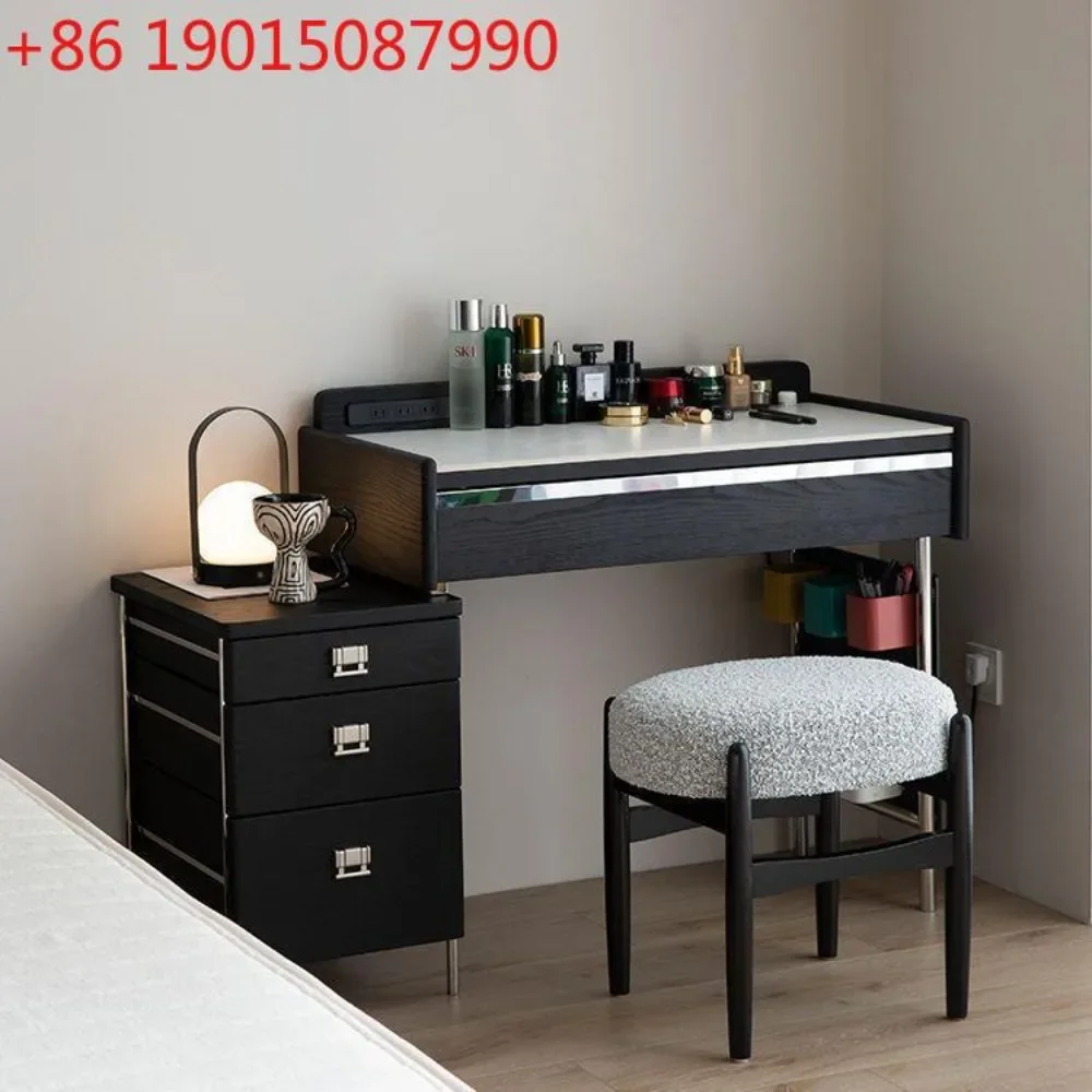 European dresser, chest, integrated solid wood rock slab, small apartment
European dresser, chest, integrated solid wood rock slab, small apartment