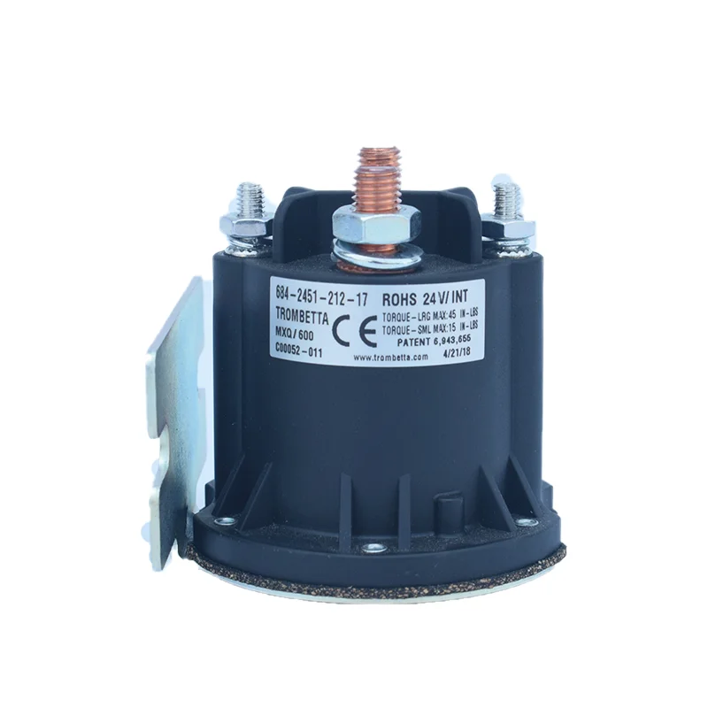 Original TROMBETTA 24V Motor Hydraulic Pump Contactor For Electric Stacker/forklift
Original TROMBETTA 24V Motor Hydraulic Pump Contactor For Electric Stacker/forklift