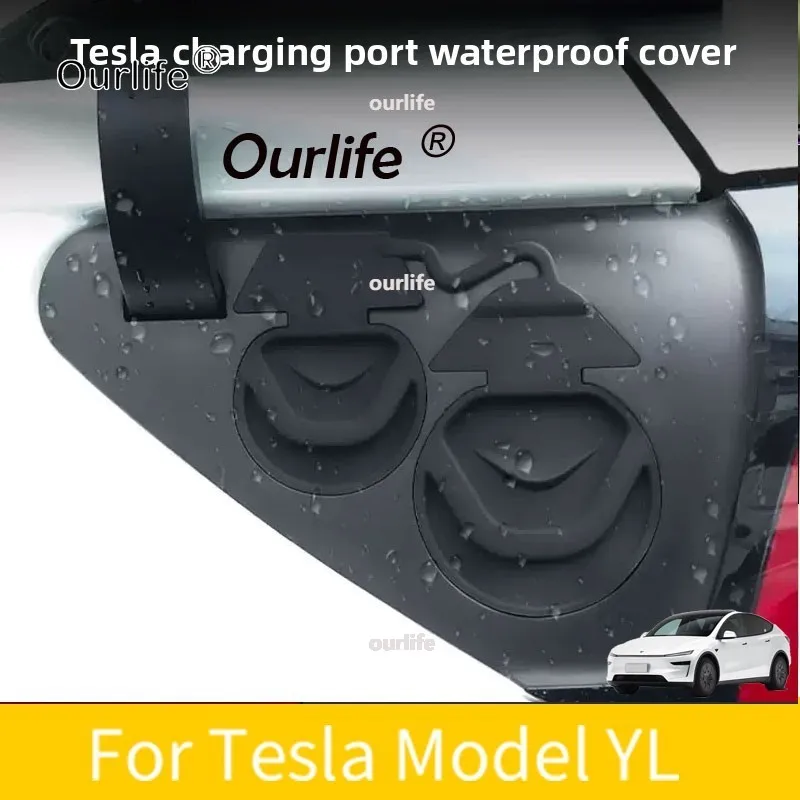 For Tesla Model YL 2026 Car New Energy Vehicle Charging Port Rain Cover Waterproof Portable Anti-leakage Accessories
For Tesla Model YL 2026 Car New Energy Vehicle Charging Port Rain Cover Waterproof Portable Anti-leakage Accessories