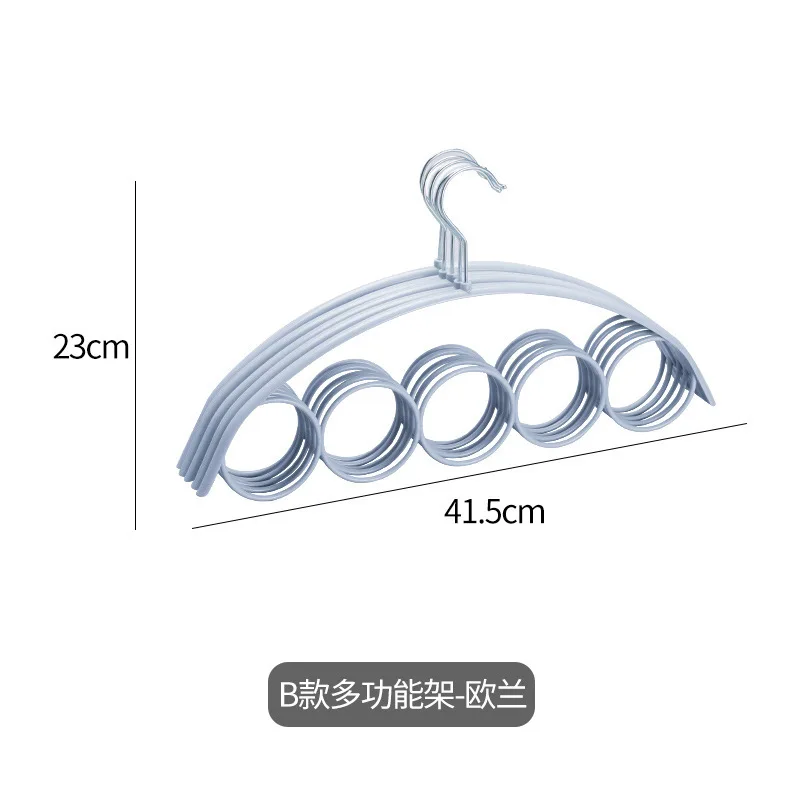 4Pcs Scarf Hanger Closet Organizer 5-Ring Plastic Metal Anti-Slip Multifunctional Storage for Belts Sweaters Handbags Pants
4Pcs Scarf Hanger Closet Organizer 5-Ring Plastic Metal Anti-Slip Multifunctional Storage for Belts Sweaters Handbags Pants