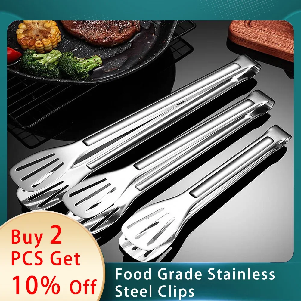 Food Grade Stainless Steel Oil Filtering Food Tongs Heat Resistant Metal Cooking Frying Grilling Steak Bread Tongs
Food Grade Stainless Steel Oil Filtering Food Tongs Heat Resistant Metal Cooking Frying Grilling Steak Bread Tongs
