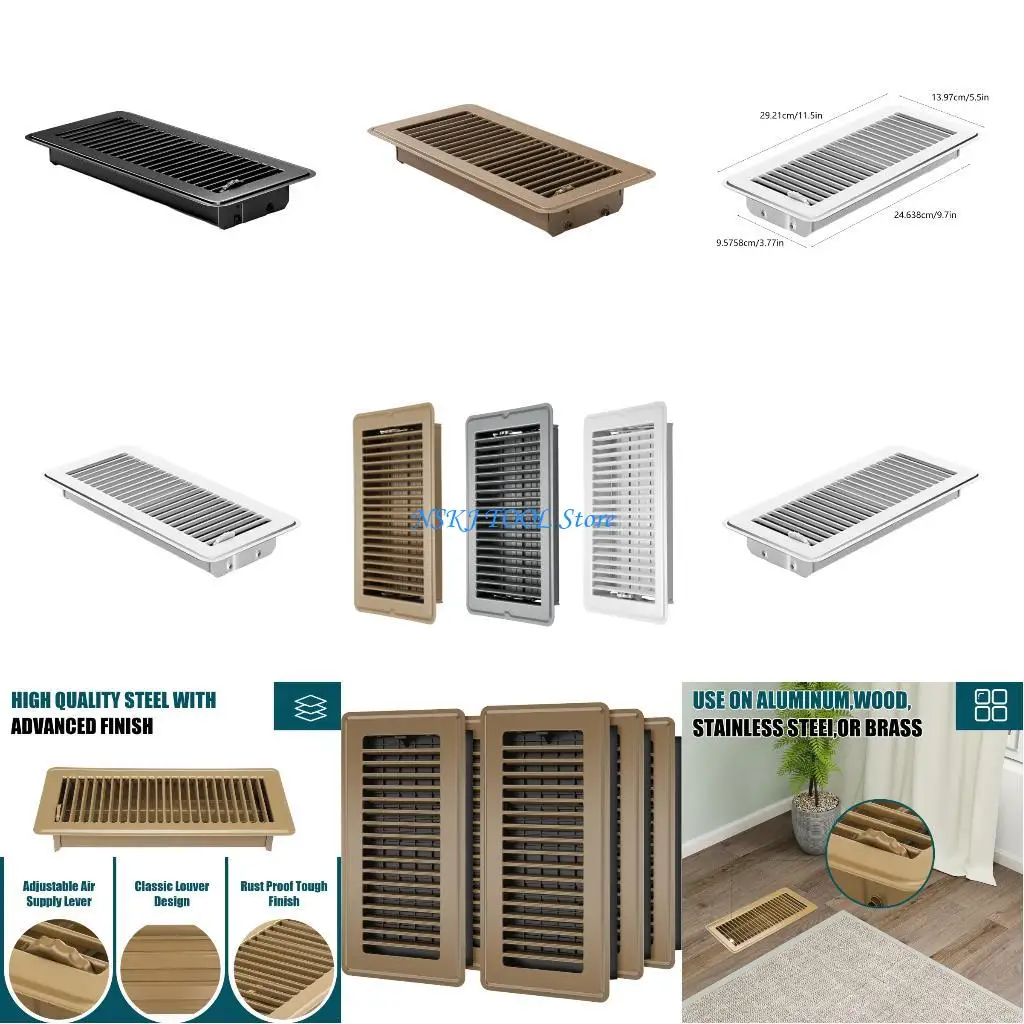 L8RC Прочная стальная напольная вентиляционная решетка Простая установка Крышка вентиляционного отверстия пола 9,7 дюйма
L8RC Прочная стальная напольная вентиляционная решетка Простая установка Крышка вентиляционного отверстия пола 9,7 дюйма