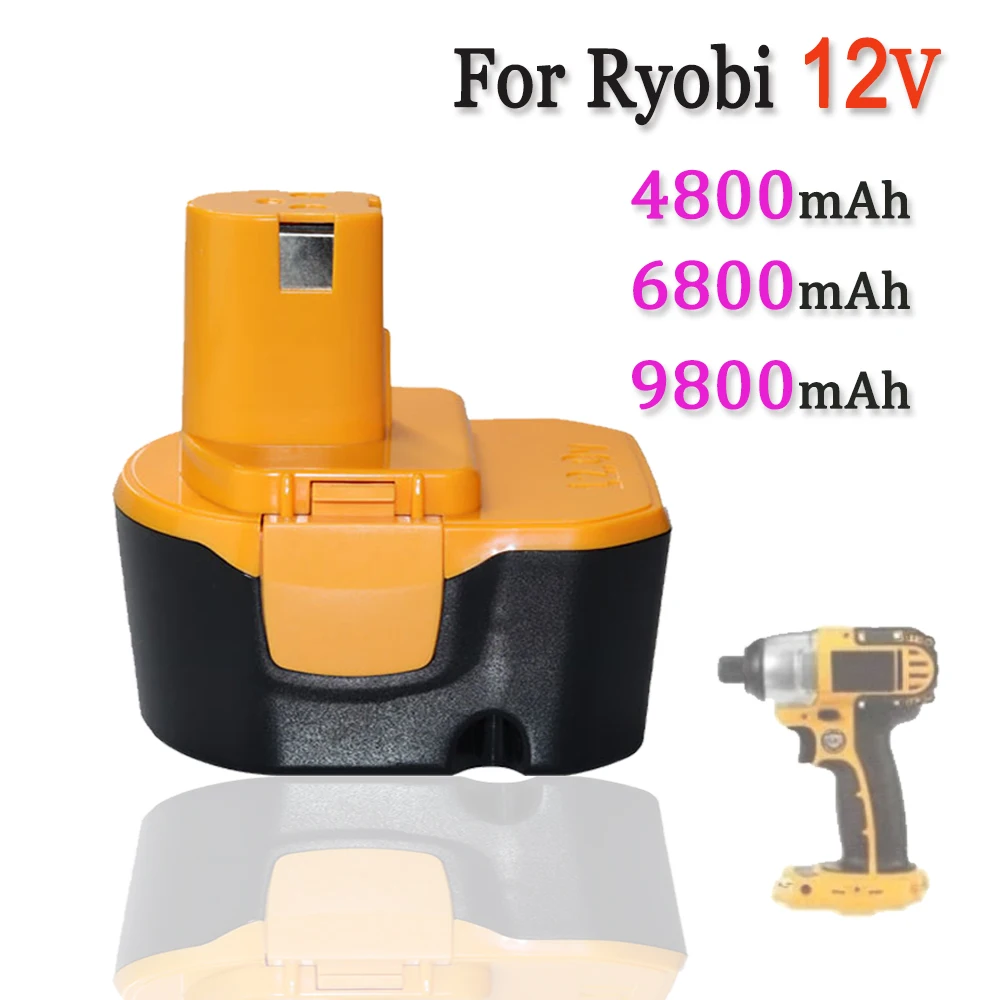 For Ryobi 12V 4800/6800/9800mAh Rechargeable Battery,Compatible 1400652 BID1211 CCD1201 CHD1201 CHD1 202 CTH1201 CTH1202 FL1200
For Ryobi 12V 4800/6800/9800mAh Rechargeable Battery,Compatible 1400652 BID1211 CCD1201 CHD1201 CHD1 202 CTH1201 CTH1202 FL1200