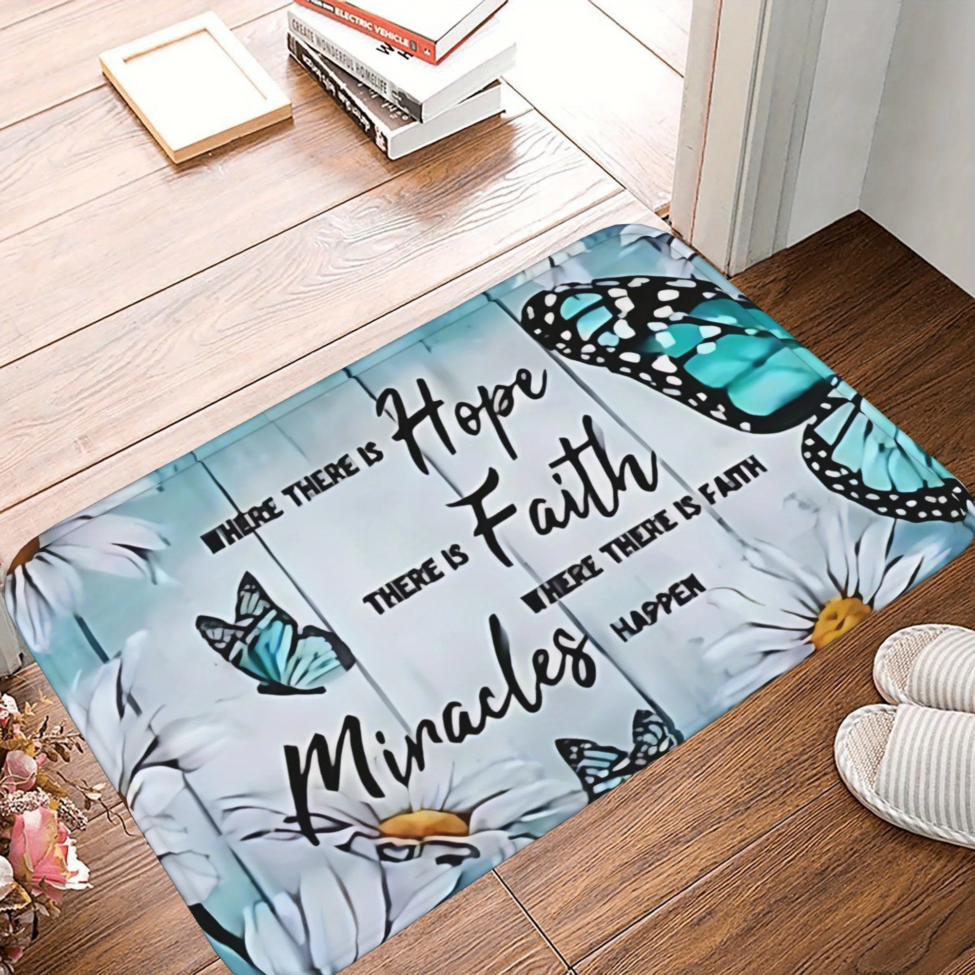 1PC Hope Miracles Happen Kitchen Rug Non-Slip Door Mat Pop design Bathroom Rug Bath Mat Carpet for Home Sink Laundry Decoreeree
1PC Hope Miracles Happen Kitchen Rug Non-Slip Door Mat Pop design Bathroom Rug Bath Mat Carpet for Home Sink Laundry Decoreeree