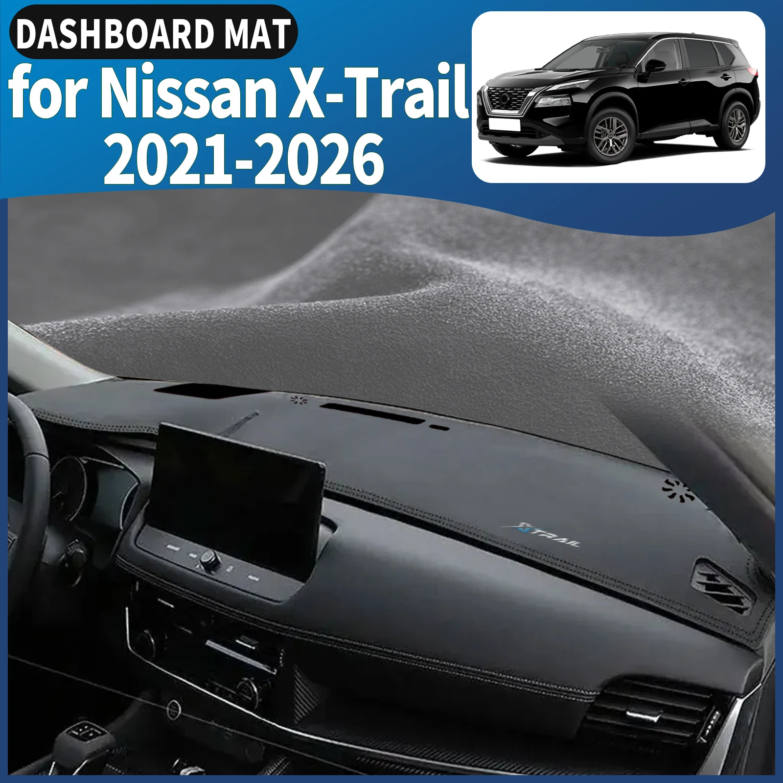 for Nissan X-Trail XTrail T33 2025-2021 X Trail Car Dashmat Dashboard Cover Pad DashMat Sunshade Accessories Protective Carpet
for Nissan X-Trail XTrail T33 2025-2021 X Trail Car Dashmat Dashboard Cover Pad DashMat Sunshade Accessories Protective Carpet