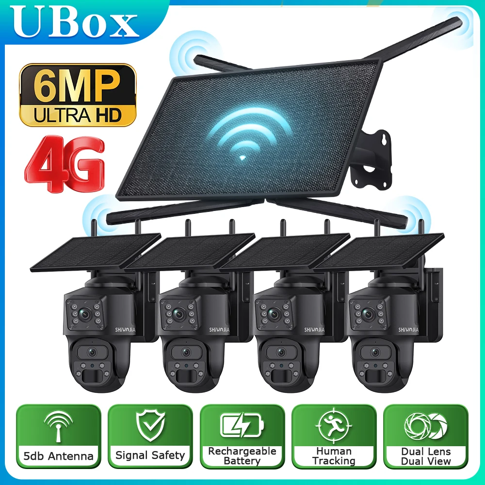 SHIWOJIA 6-мегапиксельная камера на солнечной энергии WIFI Wireless 4 Cam-Kit 360 ° Автоматическое отслеживание панорамирования и наклона домашней безопасности CCTV
SHIWOJIA 6-мегапиксельная камера на солнечной энергии WIFI Wireless 4 Cam-Kit 360 ° Автоматическое отслеживание панорамирования и наклона домашней безопасности CCTV