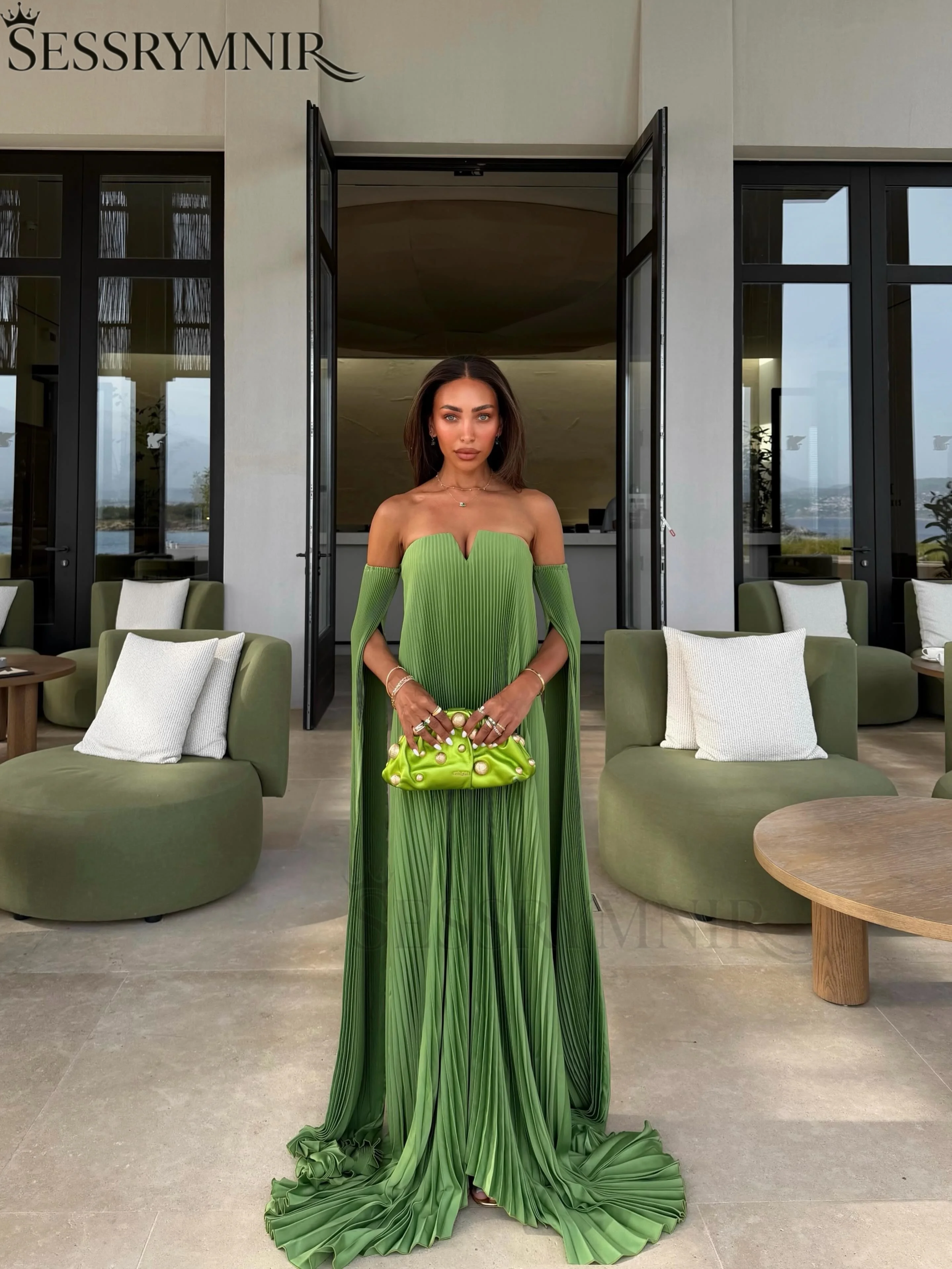 SESSRYMNIR Women'S Wedding Party Attire Customize Off-The-Shoulder A-Line Evening Dresses Sleeveless Floor-Length Prom Dress
SESSRYMNIR Women'S Wedding Party Attire Customize Off-The-Shoulder A-Line Evening Dresses Sleeveless Floor-Length Prom Dress