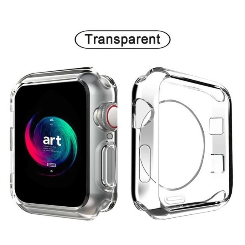For Apple Watch S10/S9/S8 TPU Case Transparent Soft Full Coverage Protective Cover Shockproof Scratch Resistant
For Apple Watch S10/S9/S8 TPU Case Transparent Soft Full Coverage Protective Cover Shockproof Scratch Resistant