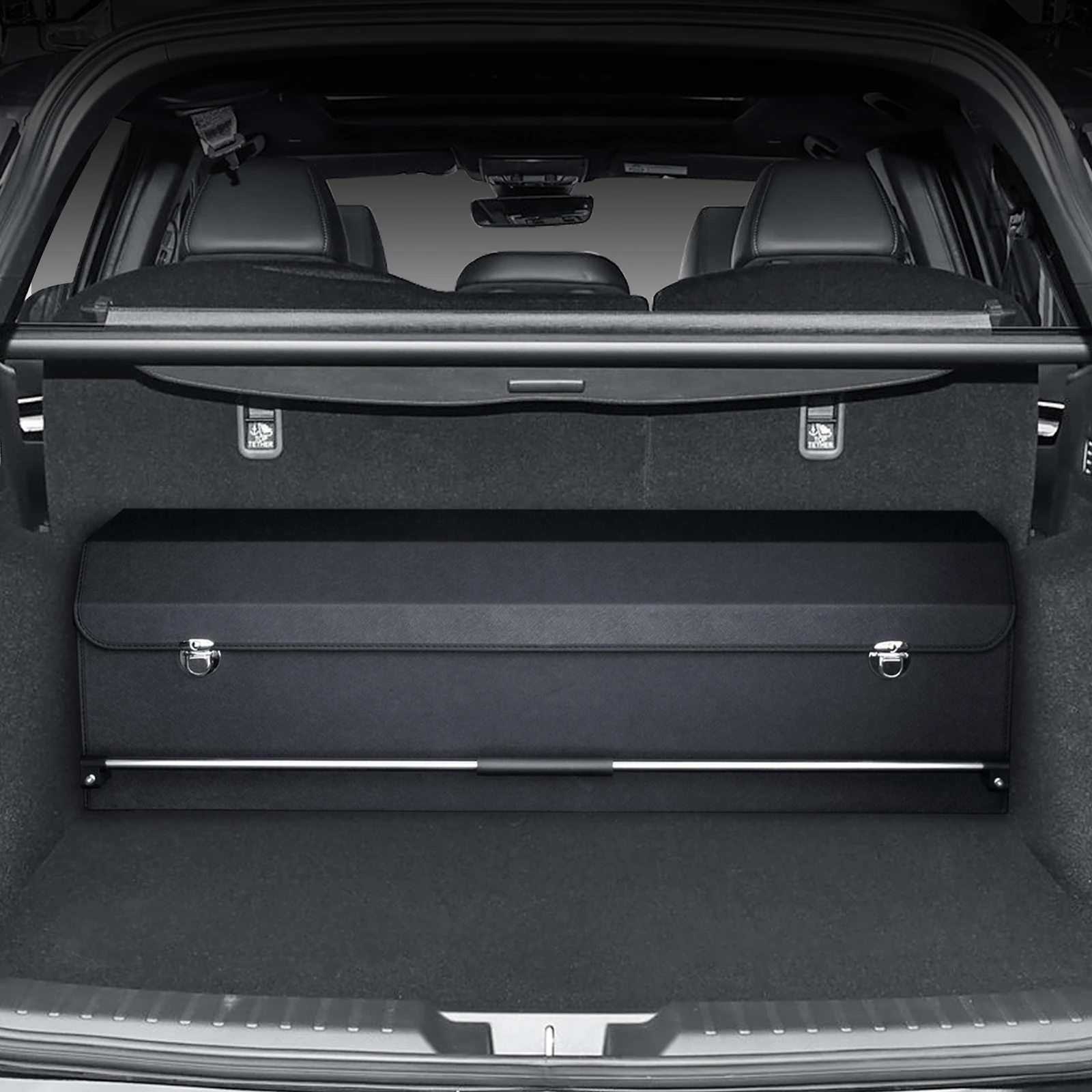 Car Trunk Organizer, Sturdy Trunk Storage Container with Lid and Handle Large Leather Car Trunk Storage
Car Trunk Organizer, Sturdy Trunk Storage Container with Lid and Handle Large Leather Car Trunk Storage
