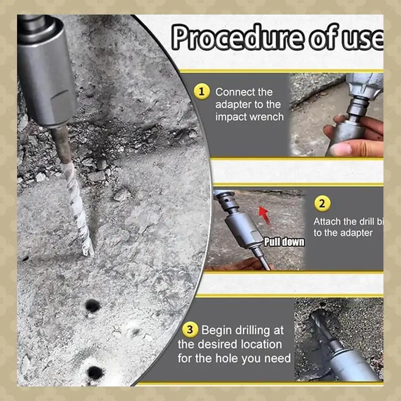 Адаптер электрического ключа AB45 на молоток, соединительный стержень с конверсионной головкой 1/2 Электрическая ударная дрель
Адаптер электрического ключа AB45 на молоток, соединительный стержень с конверсионной головкой 1/2 Электрическая ударная дрель