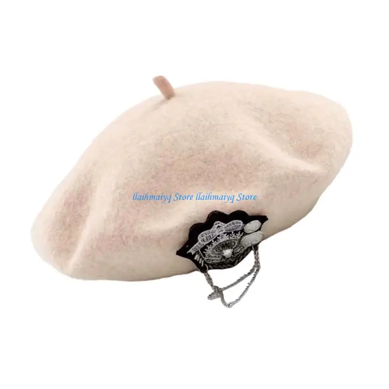 573B Fashion Wool Blend Cap for Women Cosplay Costume Stage Performances Hat
573B Fashion Wool Blend Cap for Women Cosplay Costume Stage Performances Hat