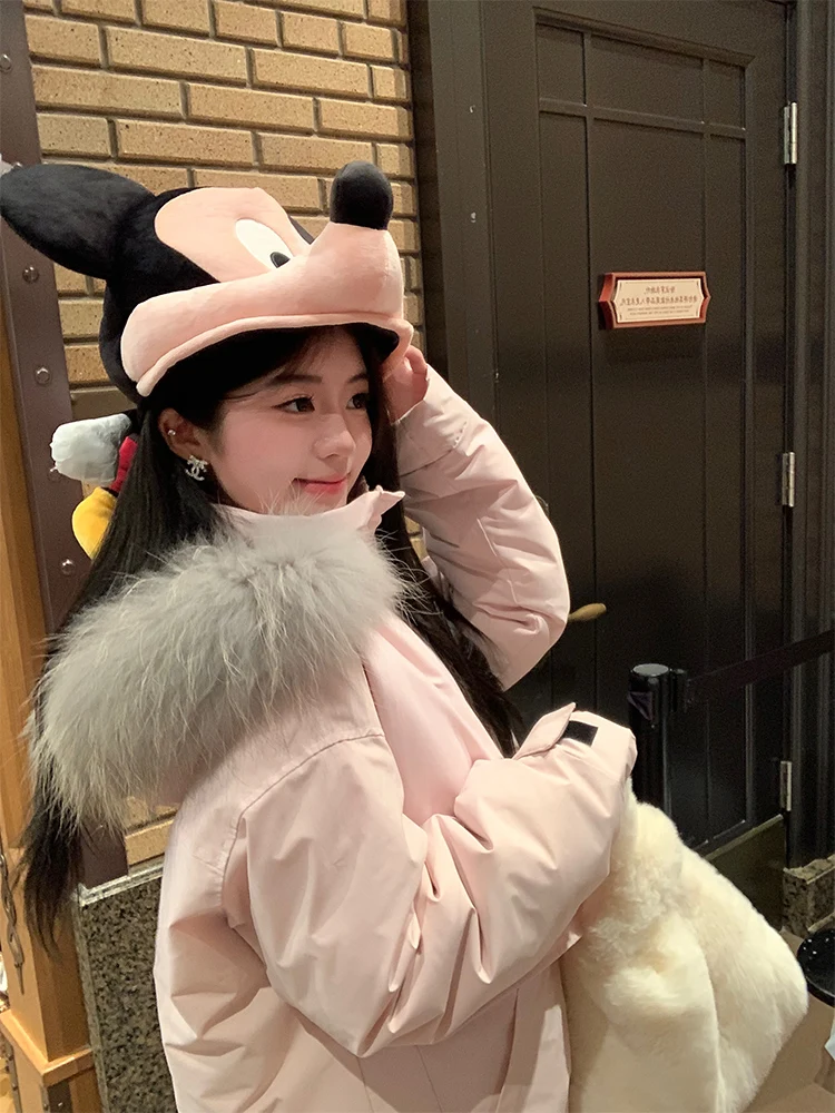 Розовая женская парка с капюшоном и воротником из натурального меха норки, теплая зимняя верхняя одежда YU Yu Fierman's, длинное пальто с рукавами
Розовая женская парка с капюшоном и воротником из натурального меха норки, теплая зимняя верхняя одежда YU Yu Fierman's, длинное пальто с рукавами