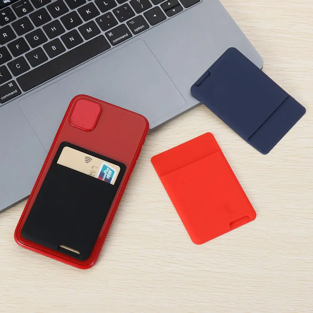 Bags Purse Self-Adhesive Silicone ID Credit Card Holder Sticker Card Sleeves Phone Wallet Case Cellphone Pocket
Bags Purse Self-Adhesive Silicone ID Credit Card Holder Sticker Card Sleeves Phone Wallet Case Cellphone Pocket