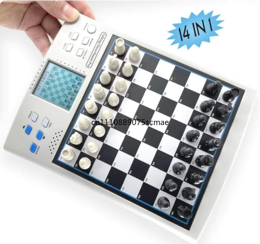 Electronic Chess Computer for Beginners, English Voice Talking Chess Board with Magnetic Pieces & Self-Teaching Function
Electronic Chess Computer for Beginners, English Voice Talking Chess Board with Magnetic Pieces & Self-Teaching Function