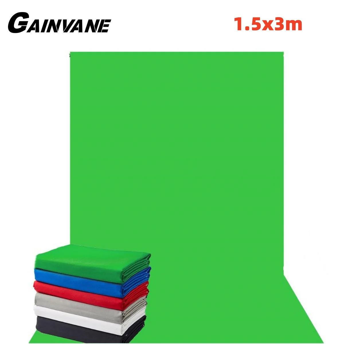 GAINVANE 1,5x3 м фон для фотосъемки Черный Белый Зеленый экран фон ткань хлопок хромакей муслиновый фото студия видео
GAINVANE 1,5x3 м фон для фотосъемки Черный Белый Зеленый экран фон ткань хлопок хромакей муслиновый фото студия видео