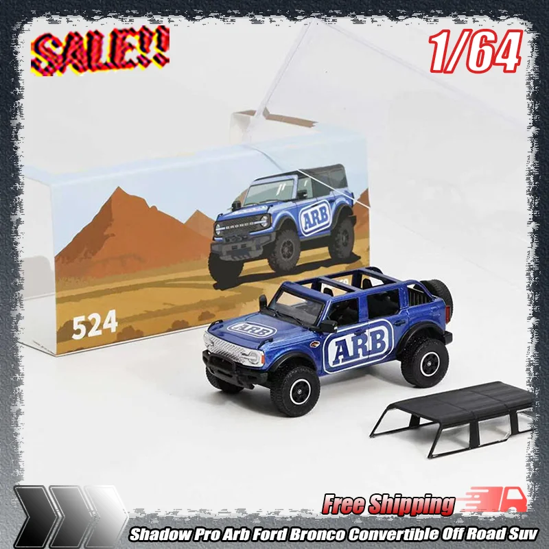 New Shadow Pro 1:64 Arb Ford Bronco Convertible Off Road Suv Alloy Simulation Diecast Car Model For Adult Collection Display Toy
New Shadow Pro 1:64 Arb Ford Bronco Convertible Off Road Suv Alloy Simulation Diecast Car Model For Adult Collection Display Toy