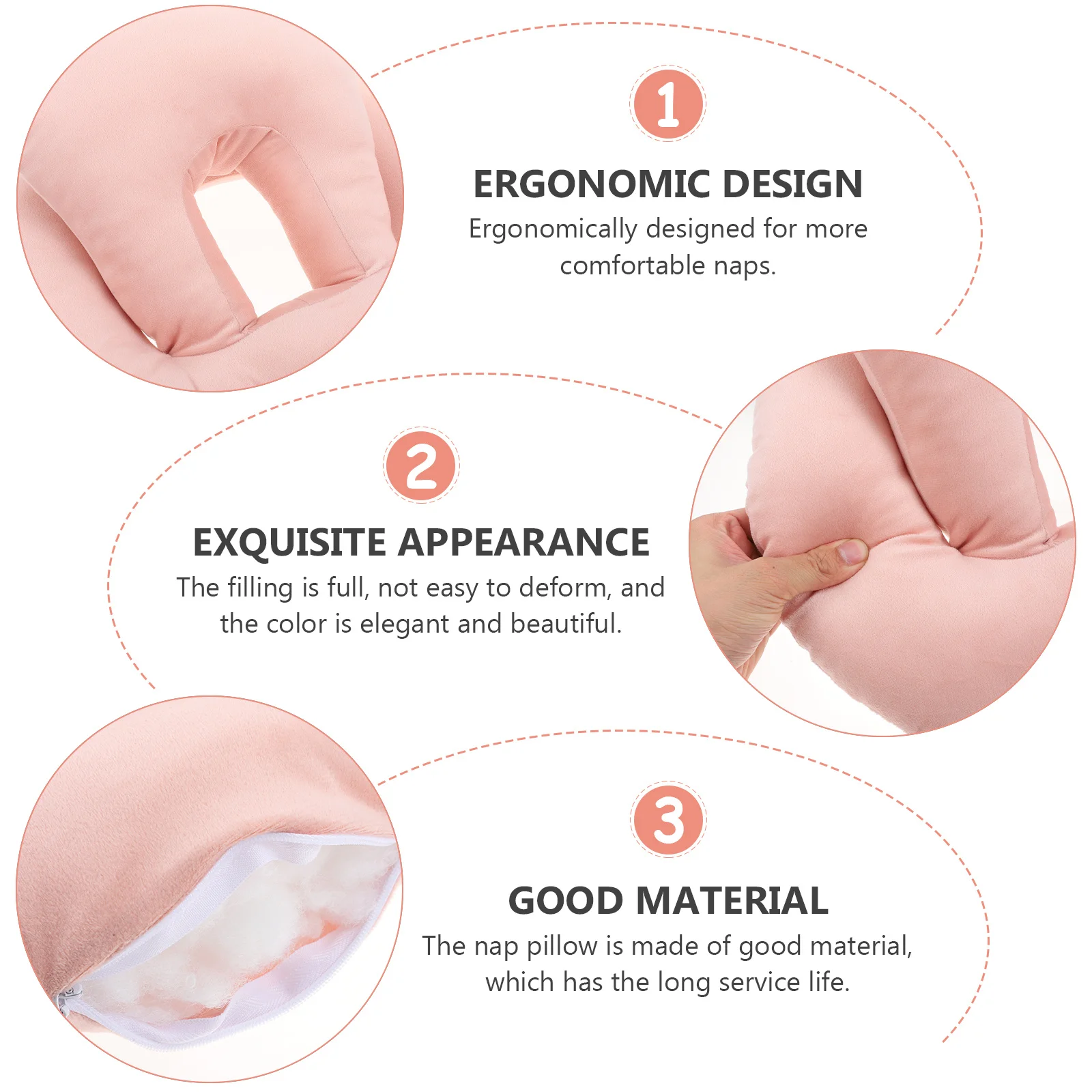Ergonomic Desktop Nap Pillow Comfortable Sleeping Pad for Office Study Trips Pressure Relief Design Portable Compact Size Easy
Ergonomic Desktop Nap Pillow Comfortable Sleeping Pad for Office Study Trips Pressure Relief Design Portable Compact Size Easy