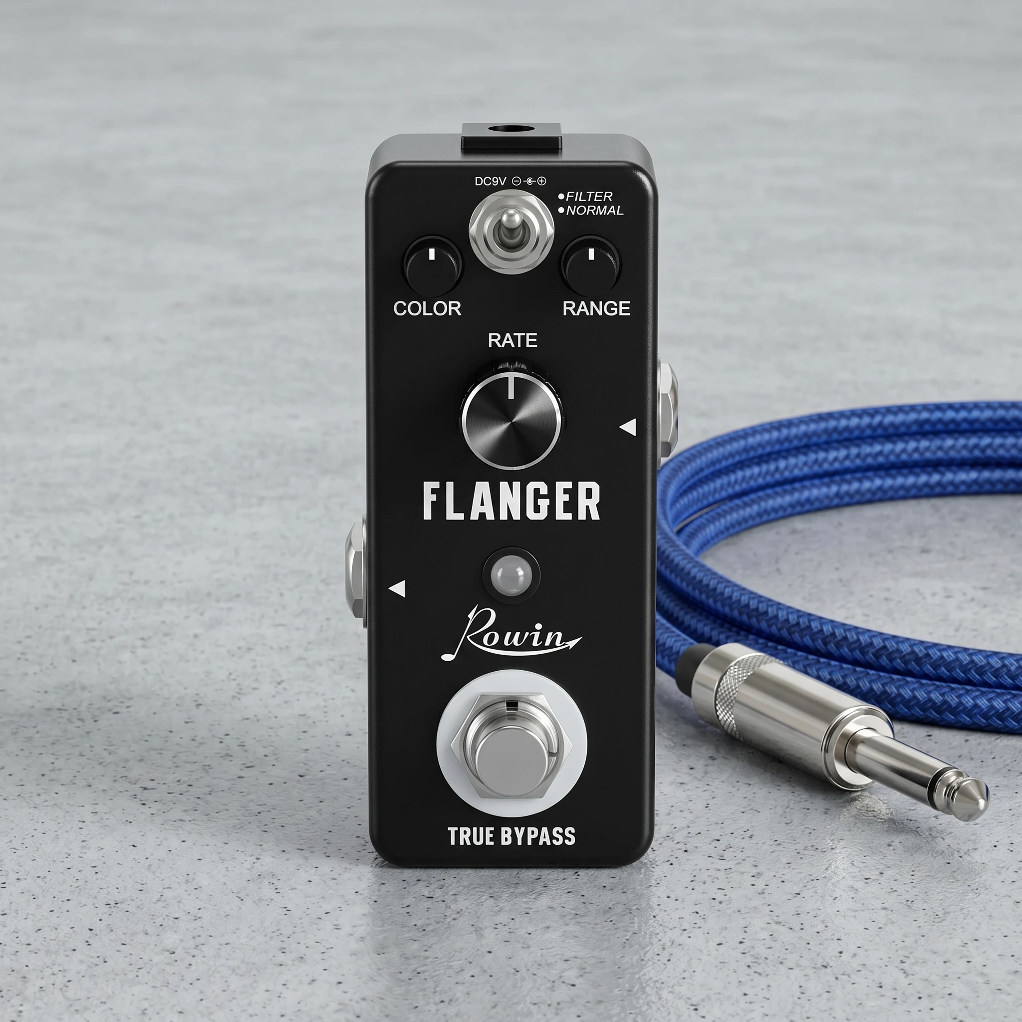 Электрогитарная педаль Rowin FLANGER, LEF-312, аналоговый классический фленджер-эффект, 2 режима, True Bypass, для бас-гитары и электрогитары
Электрогитарная педаль Rowin FLANGER, LEF-312, аналоговый классический фленджер-эффект, 2 режима, True Bypass, для бас-гитары и электрогитары