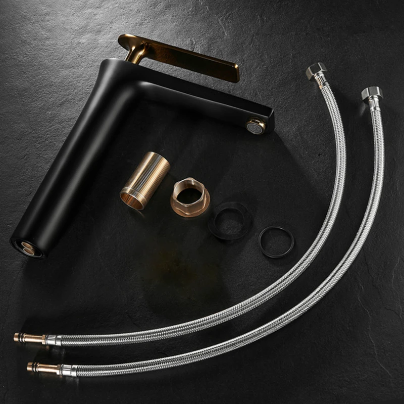 All Copper Black Gold Basin Faucet Sink Faucet Hot and Cold Faucet White Heightened Bathroom 1/2,3/8/16/9
All Copper Black Gold Basin Faucet Sink Faucet Hot and Cold Faucet White Heightened Bathroom 1/2,3/8/16/9