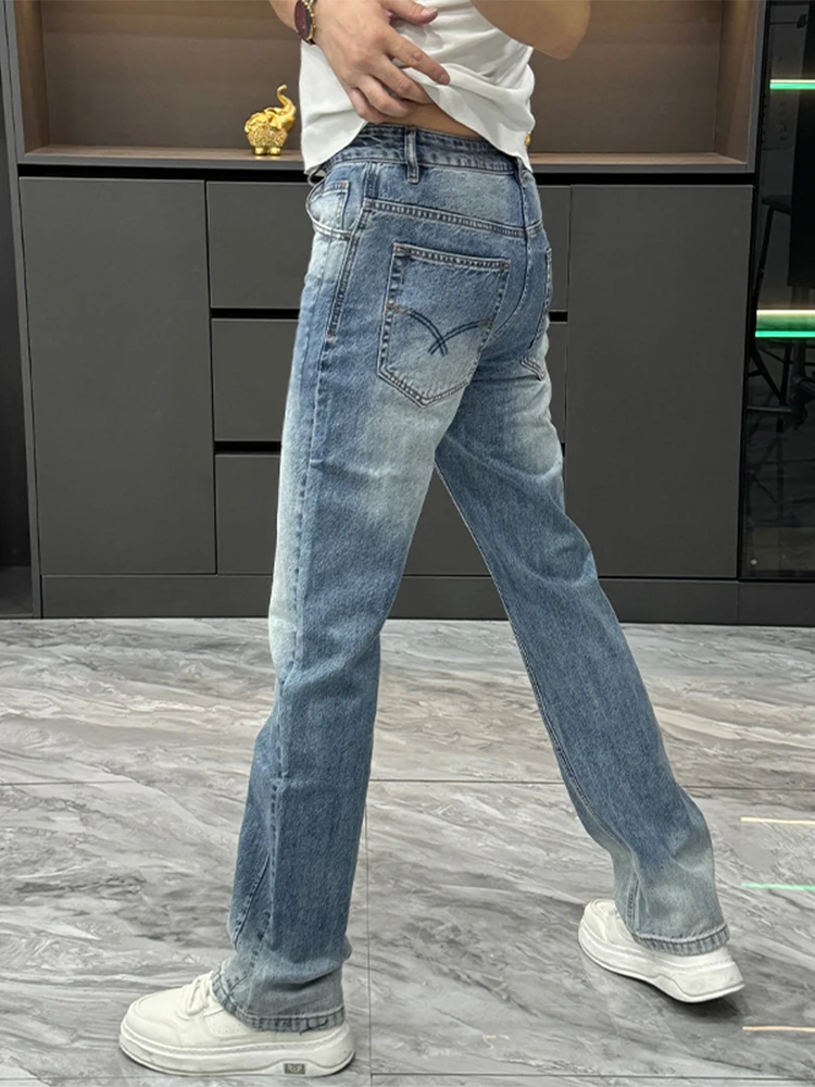 Blue Men's Casual Straight Leg Jeans Spring Summer New Style Trendy Versatile High Street Loose Fit Classic Blue Denim Pants
Blue Men's Casual Straight Leg Jeans Spring Summer New Style Trendy Versatile High Street Loose Fit Classic Blue Denim Pants