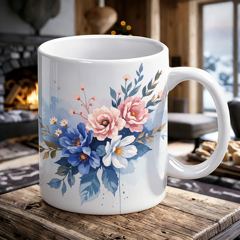 Cup & Mug Set, Watercolor Blue Pink Floral Ceramic Mug, Coffee Cup, Milk Cup, Office Tea Cup, Drinking Cup, Gift for Friends
Cup & Mug Set, Watercolor Blue Pink Floral Ceramic Mug, Coffee Cup, Milk Cup, Office Tea Cup, Drinking Cup, Gift for Friends