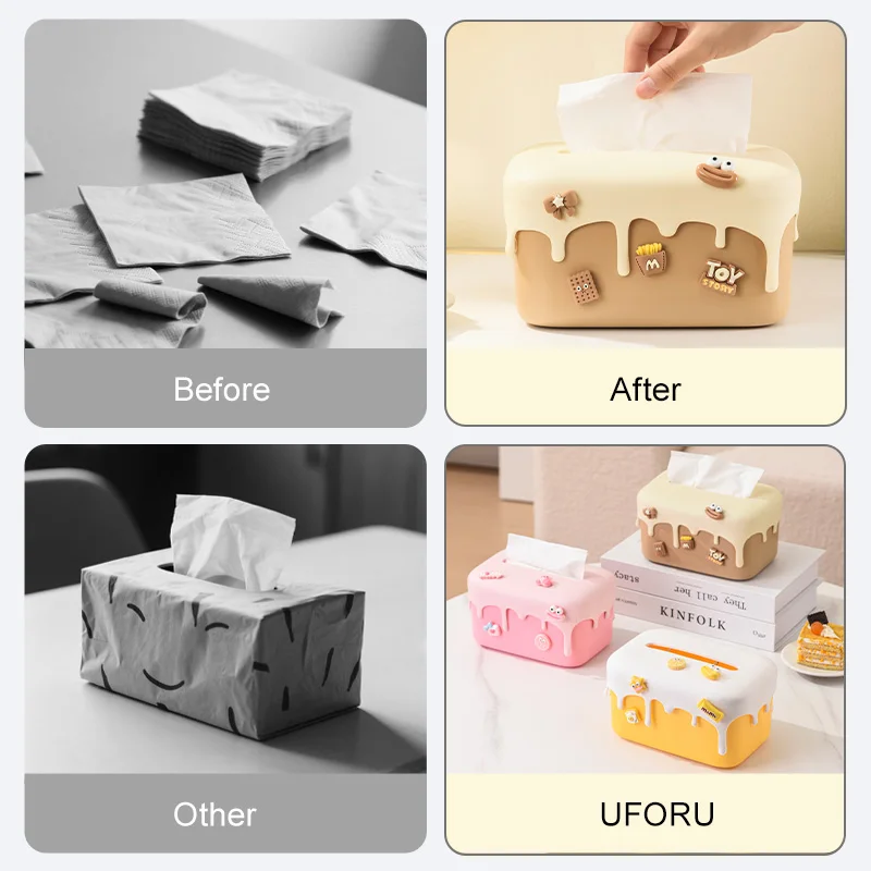 Uforu Unique Kitchen Plastic Table Napkin Toilet Tissue Paper Box Holder for Office
Uforu Unique Kitchen Plastic Table Napkin Toilet Tissue Paper Box Holder for Office
